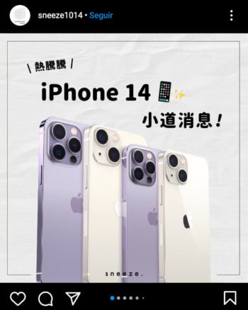 Filtran datos iPhone 14