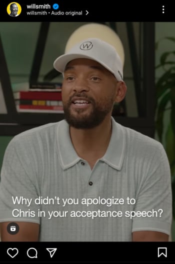 Will Smith pide perdón