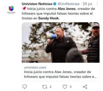 El juicio fue iniciado por los padres de dos familias de Sandy Hook