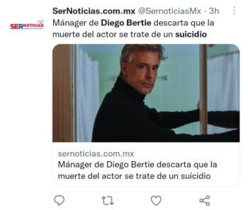 Diego Bertie se suicidó