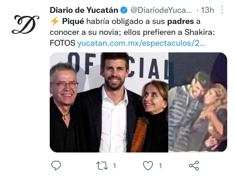 Nueva pareja de Piqué