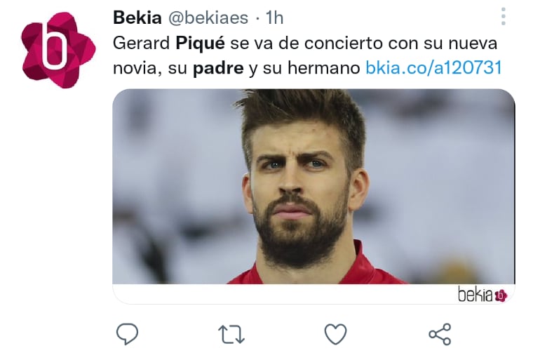 Nueva pareja de Piqué