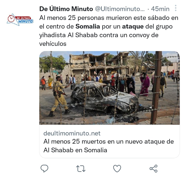 Ataque en Somalia