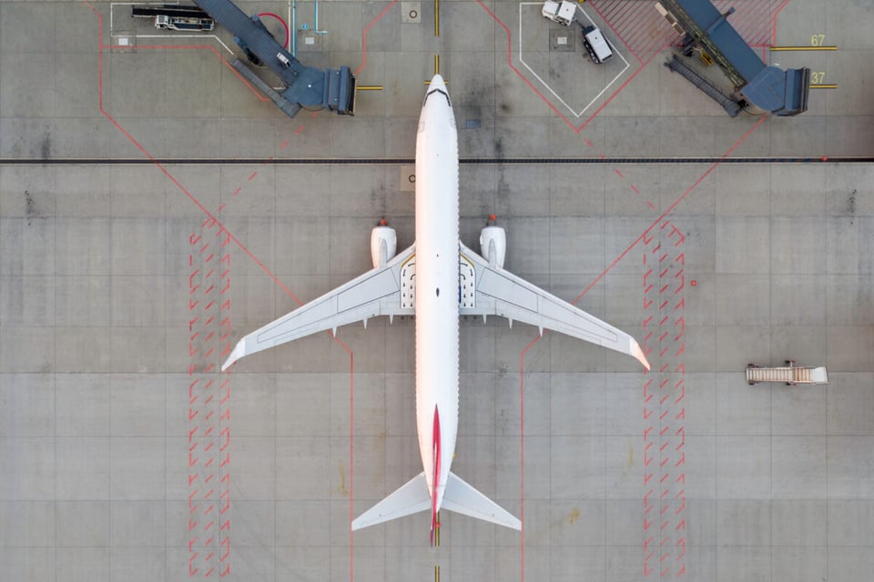 Plane, landed plane