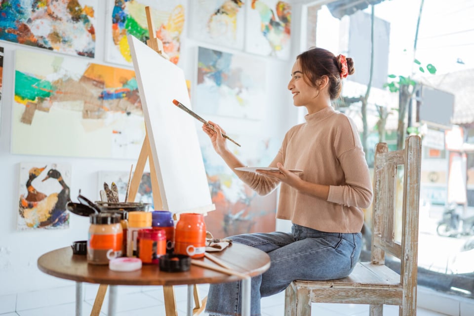 Painting, Woman, Overcoming, MundoNow, Podcast