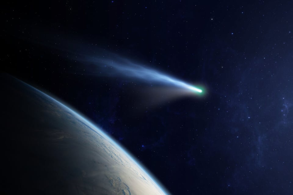 Comet, Meteor, Stars, Galaxy, MundoNow