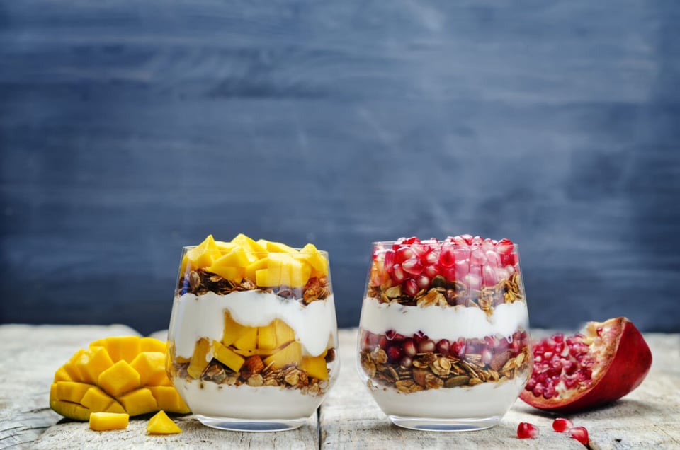 Dos Parfait de frutas