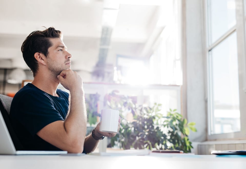 Thoughtful man, Couple, MundoNow, Boyfriend, Podcast
