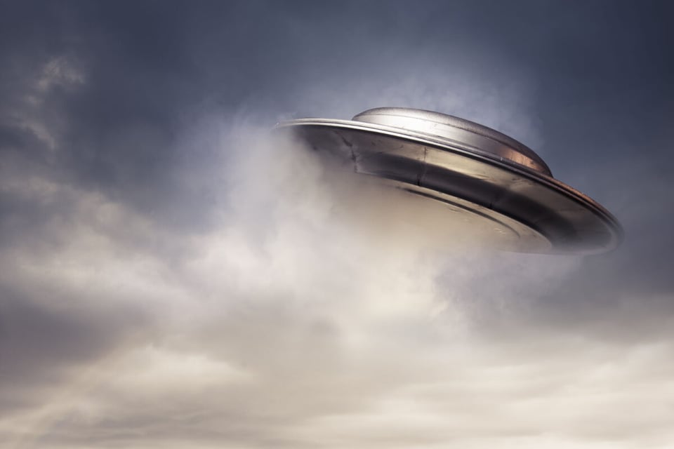 OVNI en el cielo