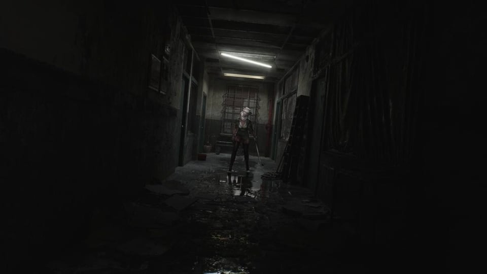 pasillo, tenebroso, miedo, oscuridad, juego