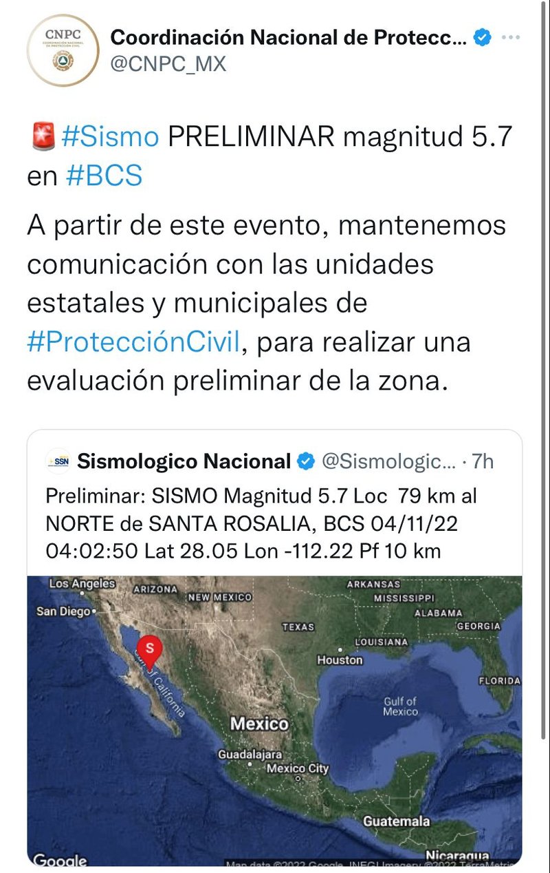 ¿Se emitió alerta de Tsunami?