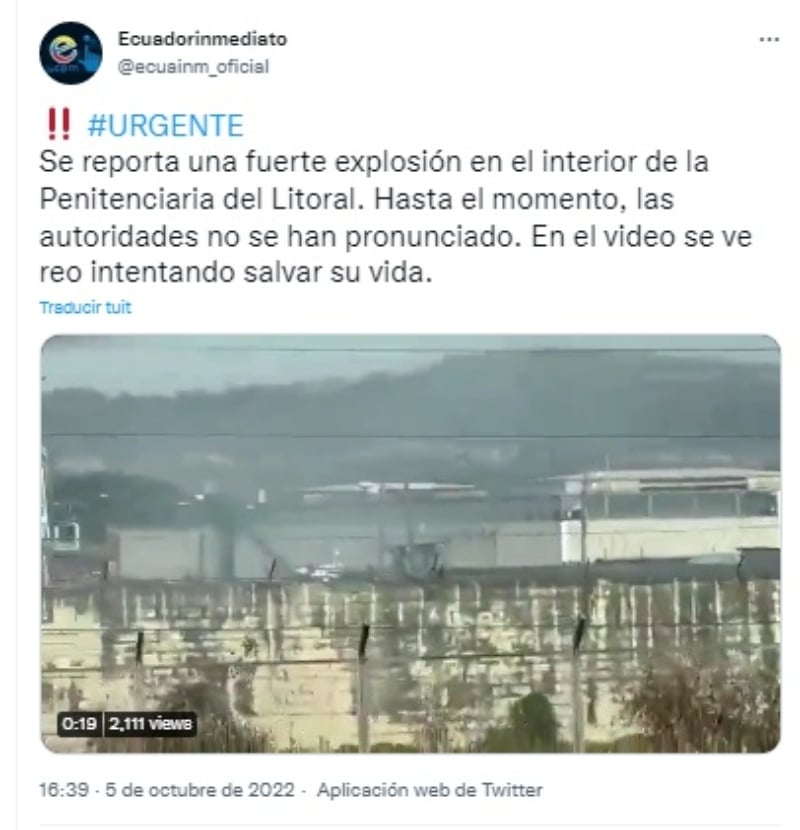 ¿Hubo explosión?