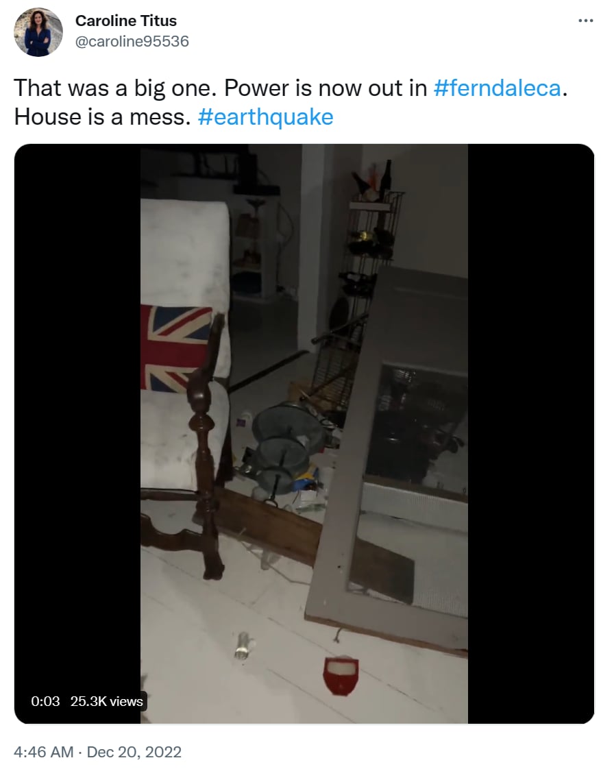 california earthquake