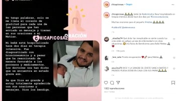 What illness does Matías, Eden Muñoz's son, have?