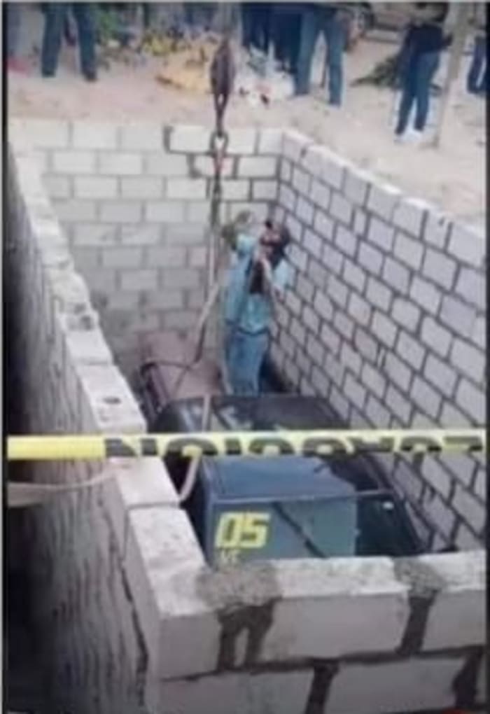 They bury man pickup truck