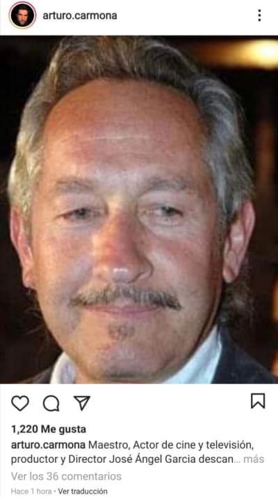 José Ángel García dies