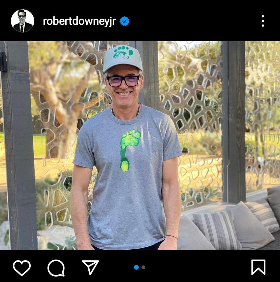 Robert Downey Jr surprised his followers with his look