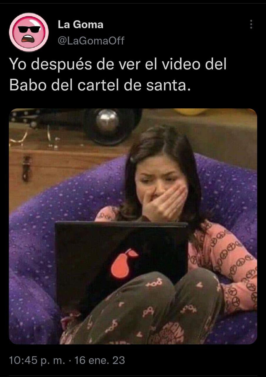 The video of Babo from Cartel de Santa was leaked, making him an internet sensation