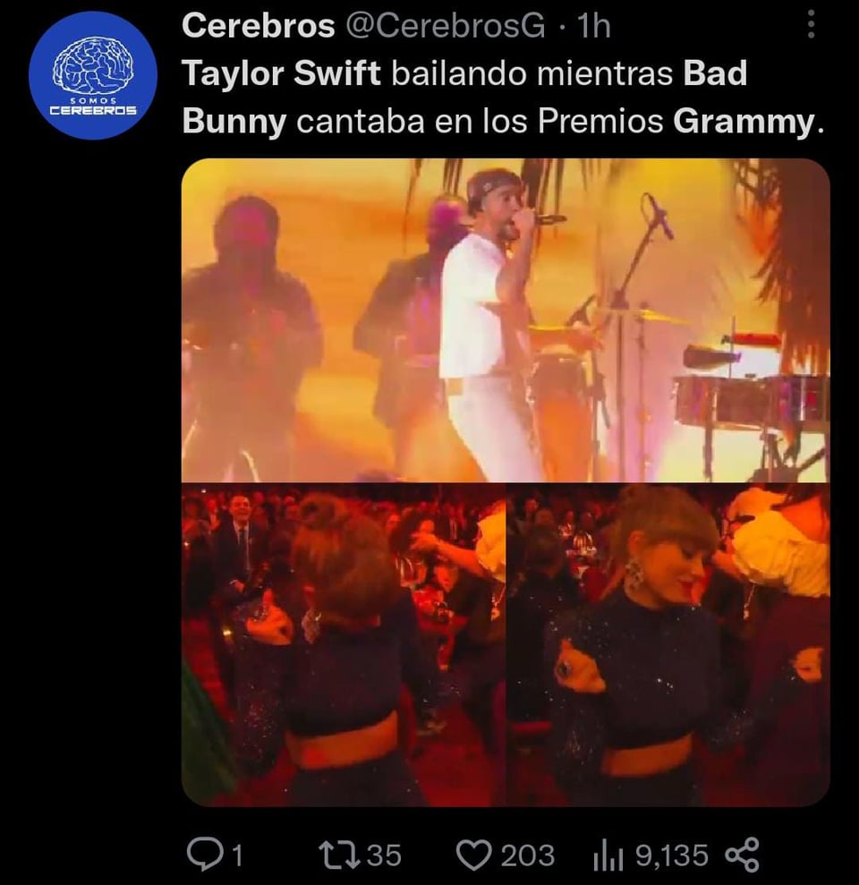 Con su música logró poner a bailar a Taylor Swift