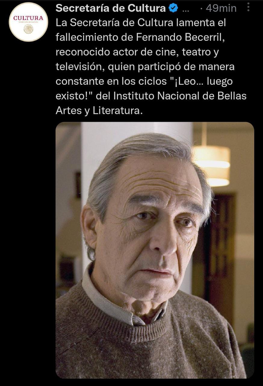 El actor mexicano interpretó a Porfirio Díaz en 'El Baile de los 41'