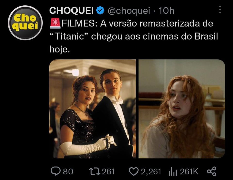 Kate Winslet casi se ahogaba mientras filmaba la escena en el agua junto a DiCaprio