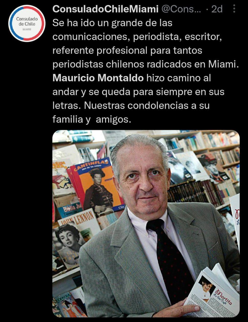 Internautas también se despiden del periodista