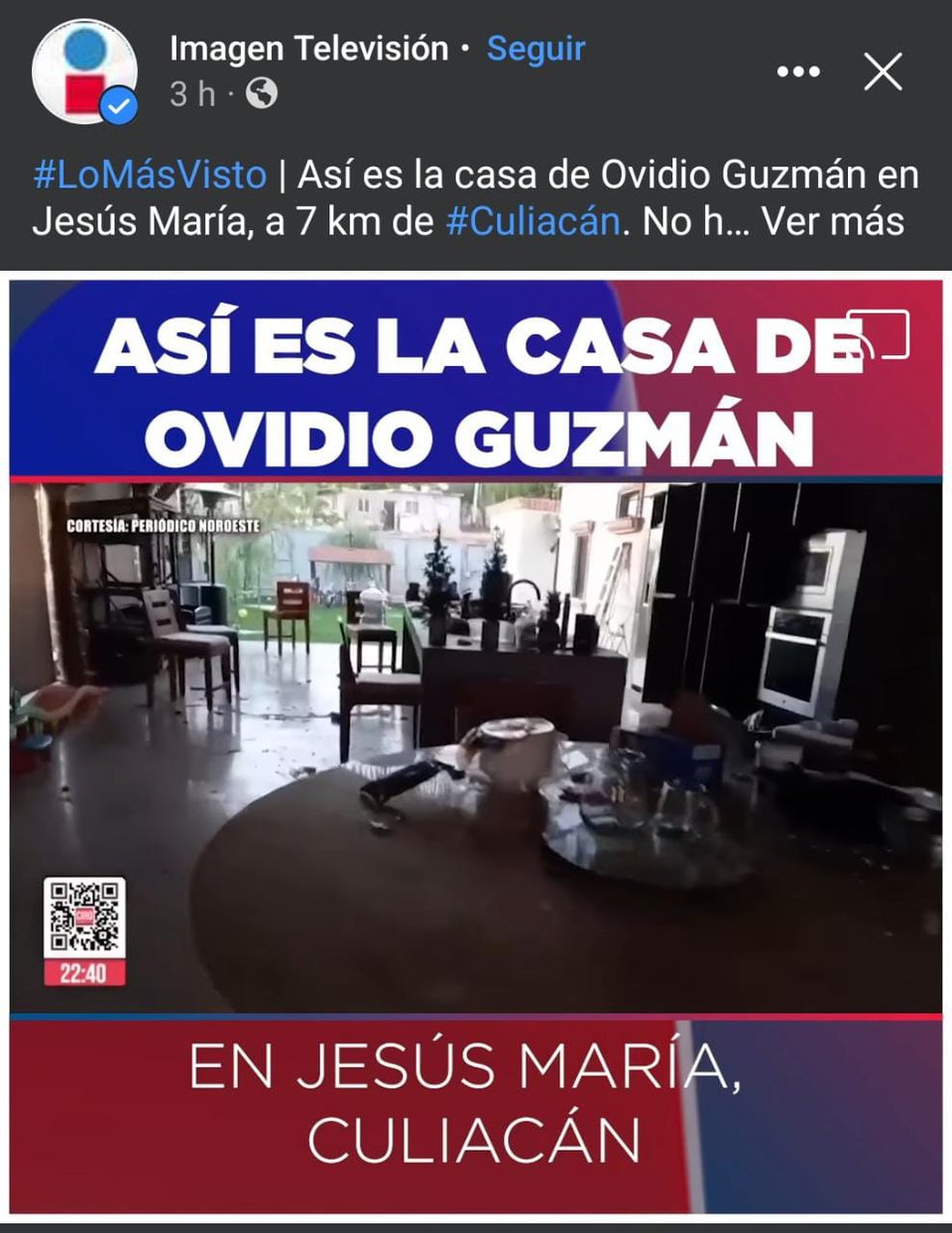 Ovidio Guzmán fue capturado en su casa en Sinaloa el pasado 5 de enero