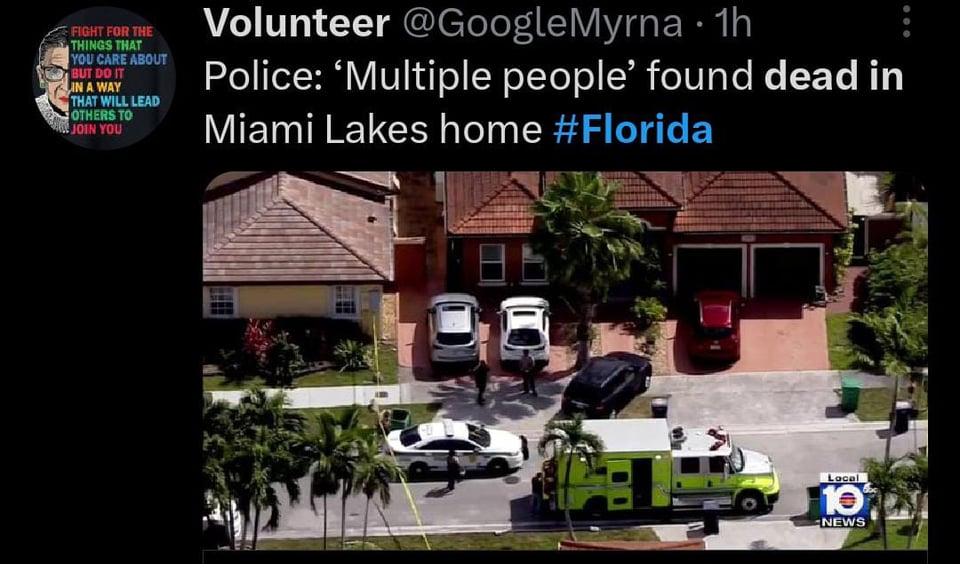 Encontraron los cinco cadáveres en Florida por una llamada