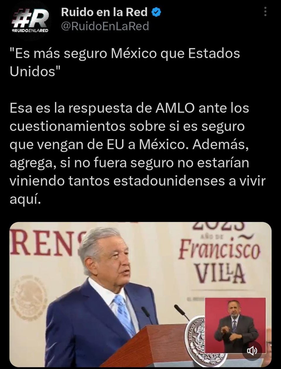 AMLO le da a EEUU donde más le duele durante rueda de prensa, asegura que México es más seguro que Estados Unidos