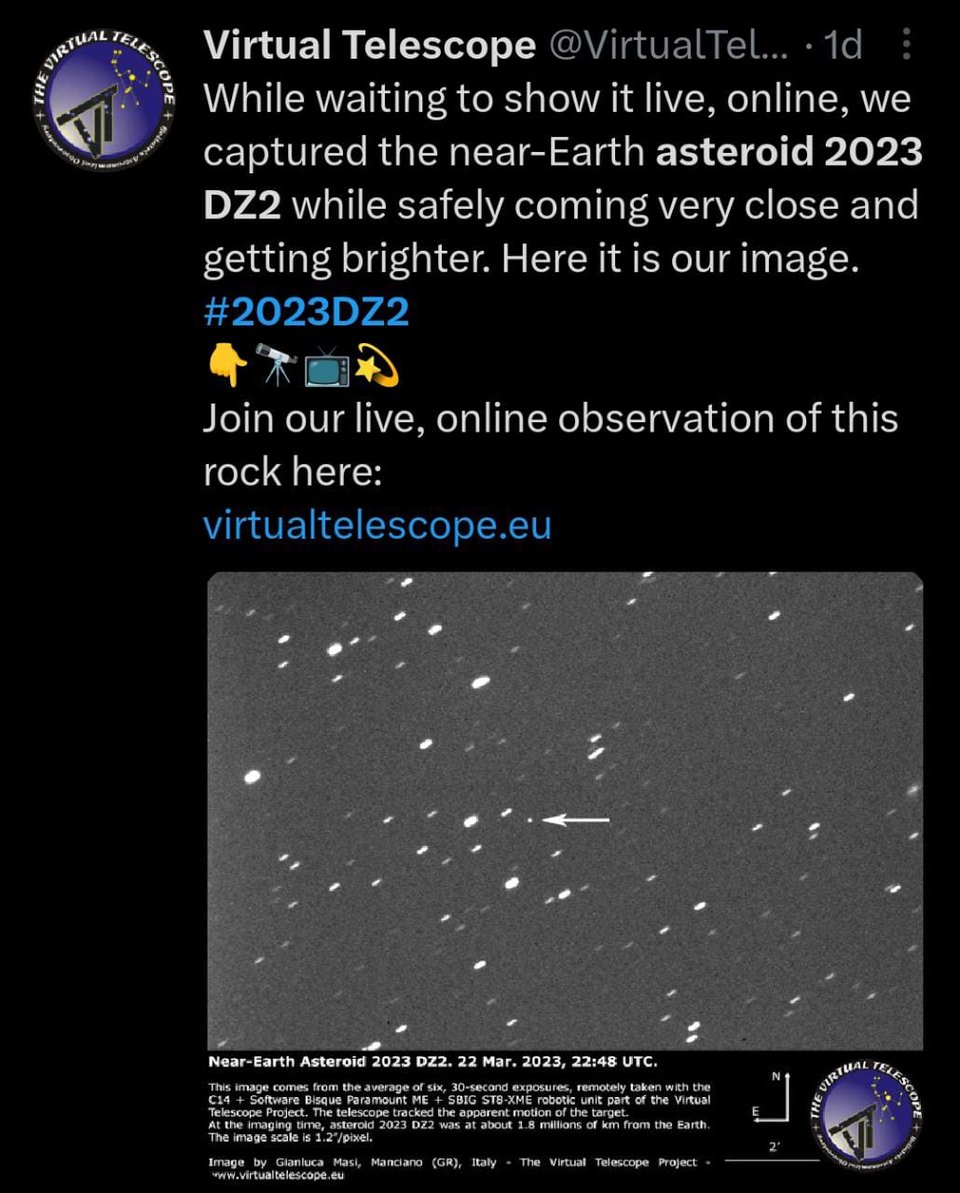 ¿Asteroide 2023 DZ2 amenazará a la Tierra este fin de semana?