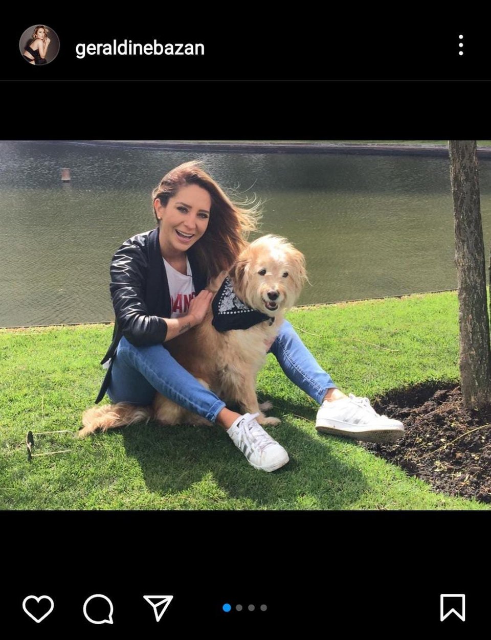 Geraldine Bazán se muestra de luto tras la muerte de ser querido en su familia