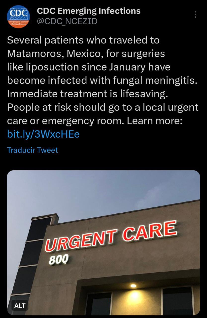 They ask to cancel surgery appointments in Mexico