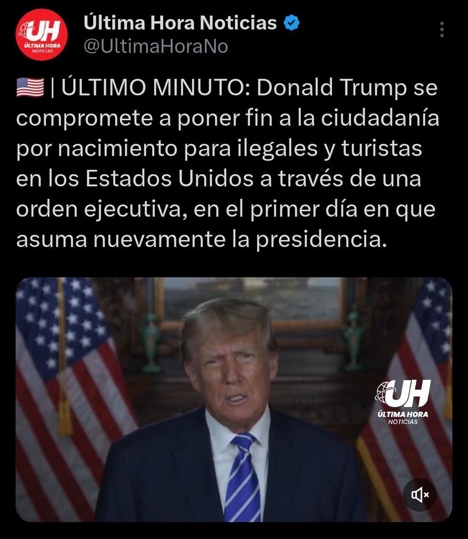 El expresidente Donald Trump se lanza contra ciudadanía de hijos de indocumentados