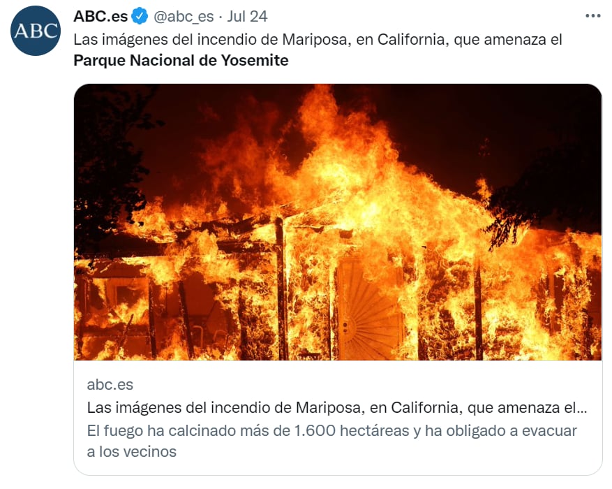 California wildfire