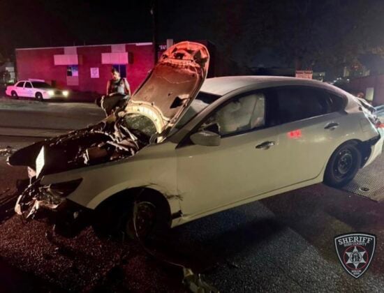 carro chocado, accidente vial, carretera, Policía, MundoNOW