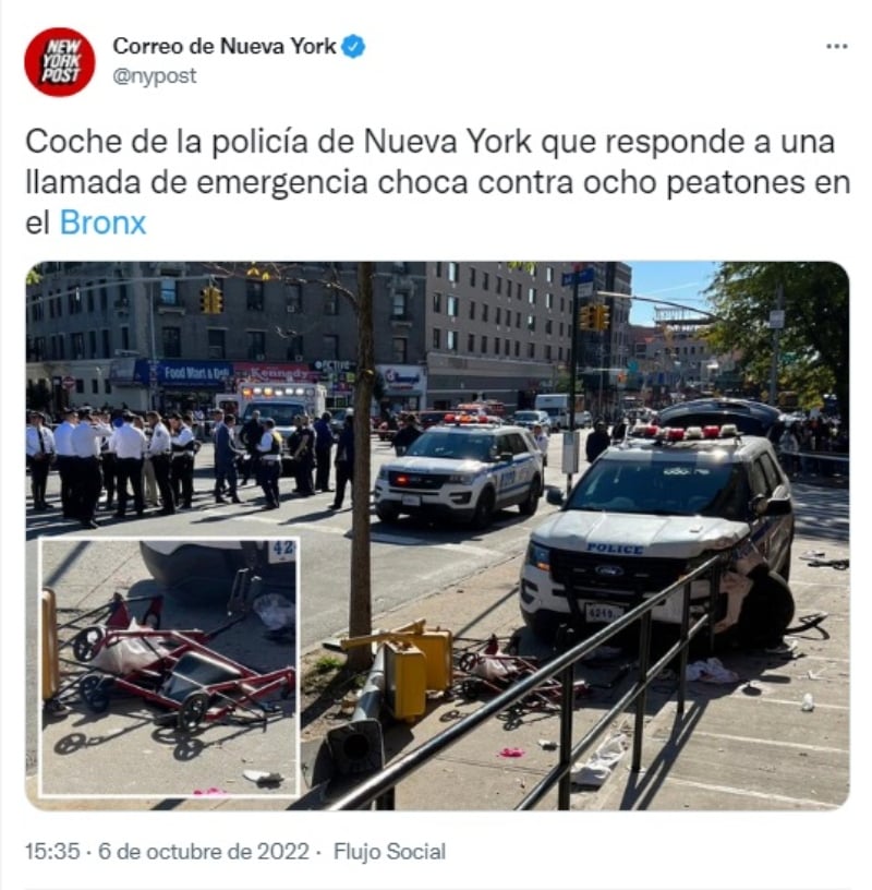 "El vehículo marcado estaba pegado a la pared"