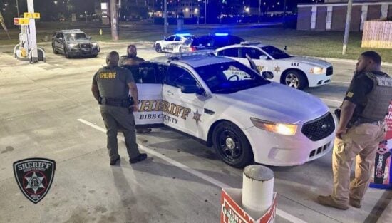 sheriff, condado de Bibb, patrulla, agentes, parada de tráfico