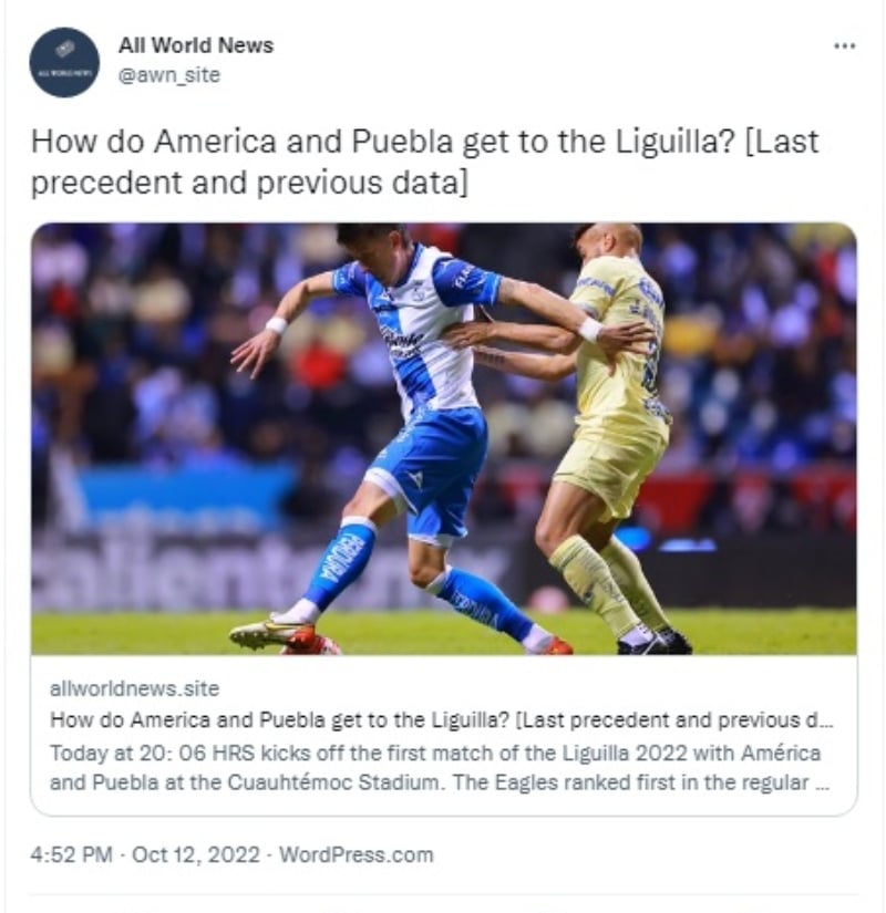 América vs Puebla Liguilla de la Liga MX