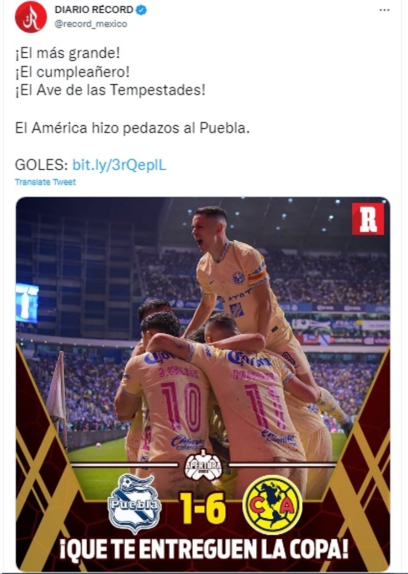 América vs Puebla Liguilla: Las Águilas aplastan a la franja