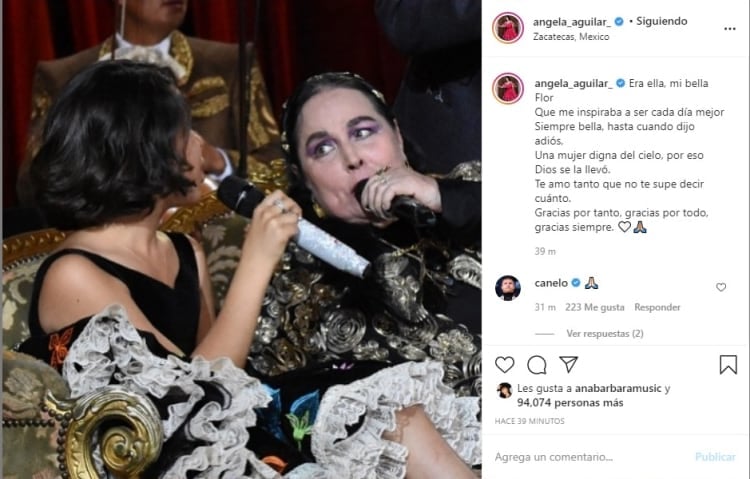 Pepe Aguilar in mourning 2 Flor Silvestre Ángela Aguilar TikTok