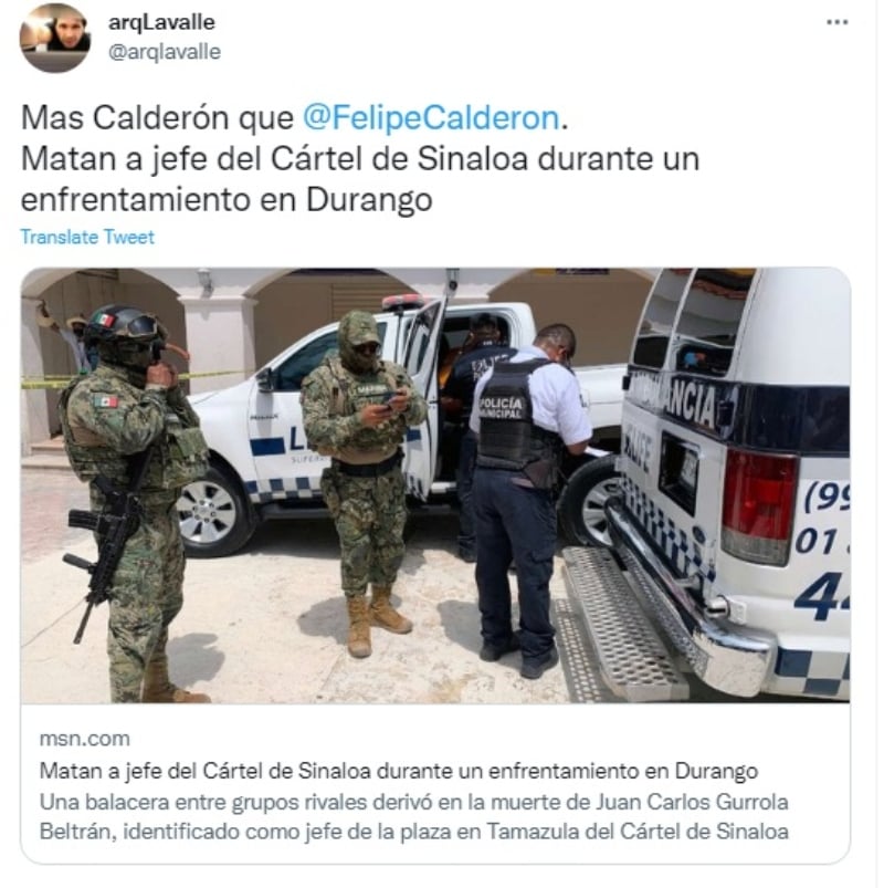 Asesinan al jefe del Cártel de Sinaloa