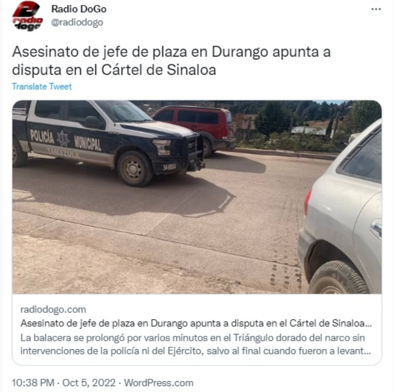 ¿Qué es este grupo delictivo?