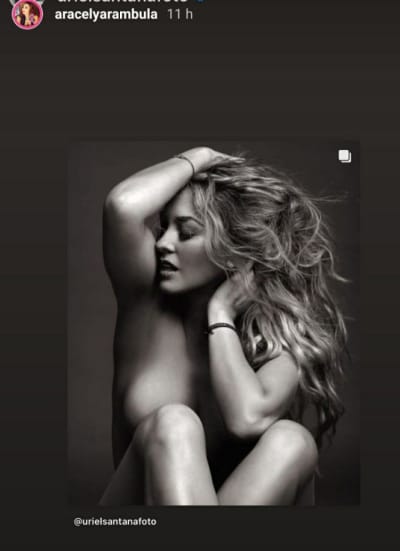 Aracely Arámbula receives 2021 as God brought her into the world without clothes