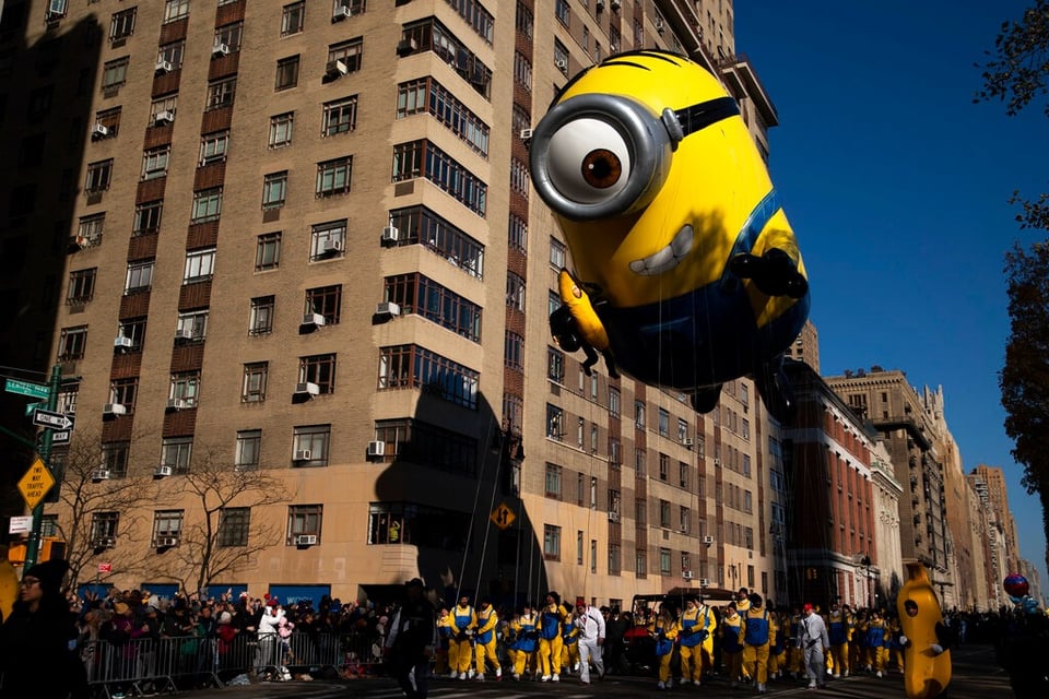 Desfile de globos gigantes: Hubo para todos los gustos