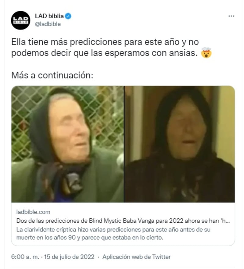 ¿Quién es este vidente?