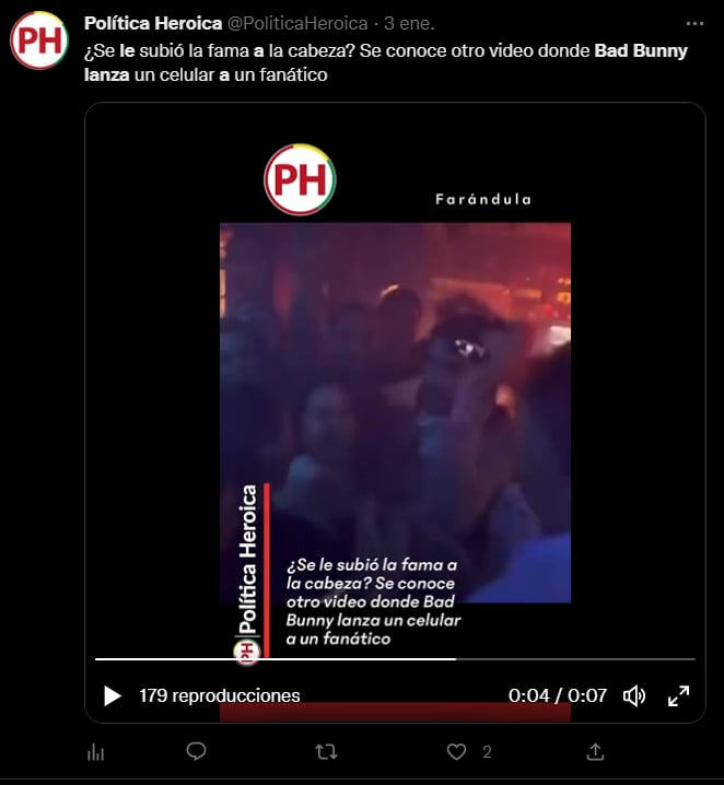 No es el primer celular que lanza Bad Bunny
