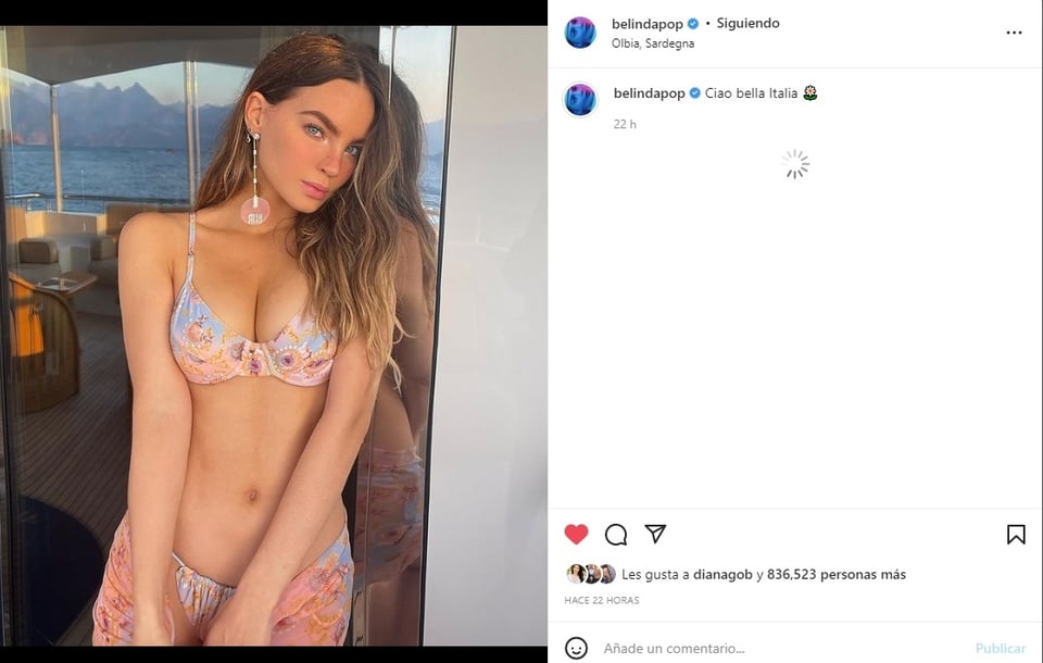 Belinda se encuentra de vacaciones con famoso actor Jared Leto