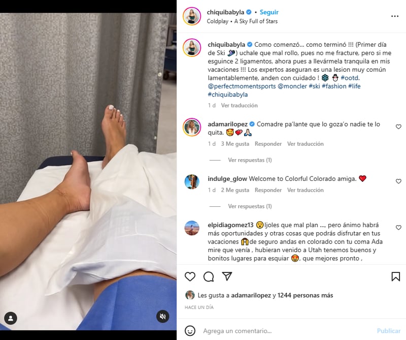 Chiquibaby vacation accident