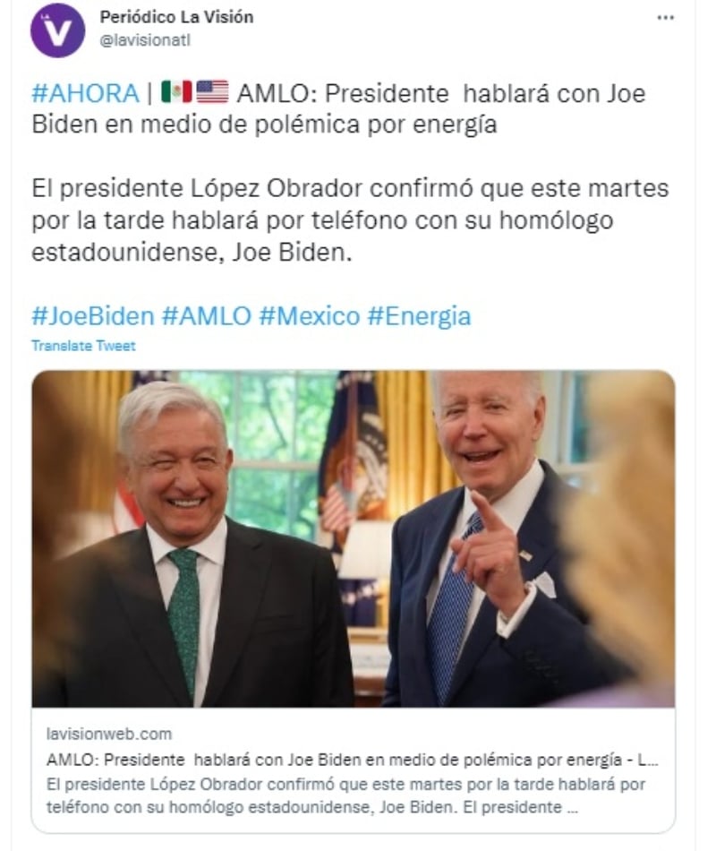 Biden AMLO speak on the phone: They prepare a visit to Mexico