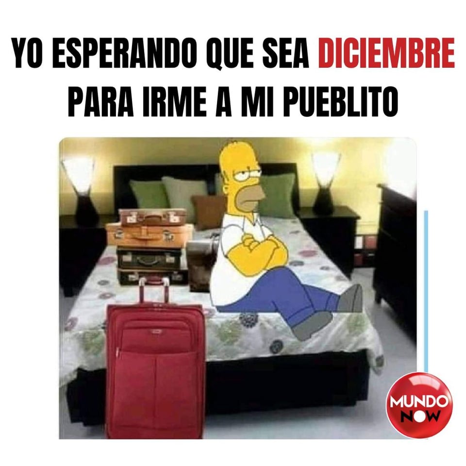 Homero Simpson, cama, maletas, Diciembre, pueblo